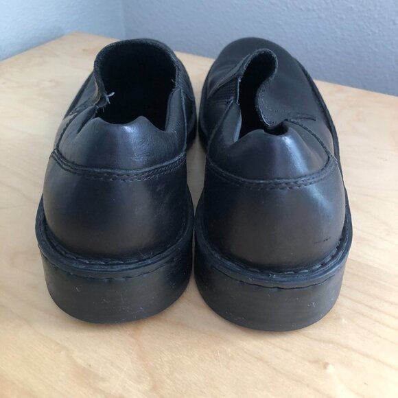 Vintage Y2K Born Chunky Square Tow Leather Loafers - Dark Academia - Picture 6 of 14